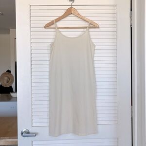 Black Crane Cami Dress in Cloud